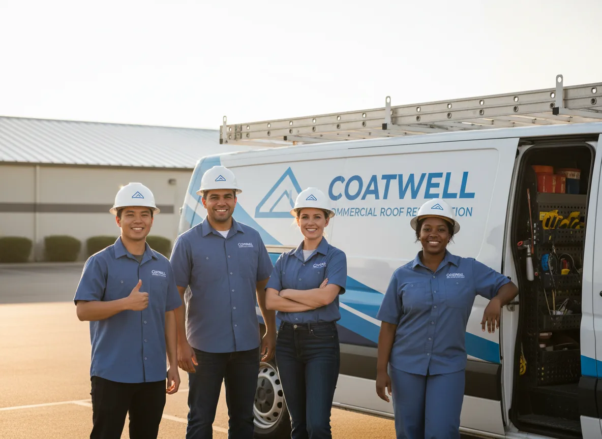 Commercial roof coating company in Comstock, NY